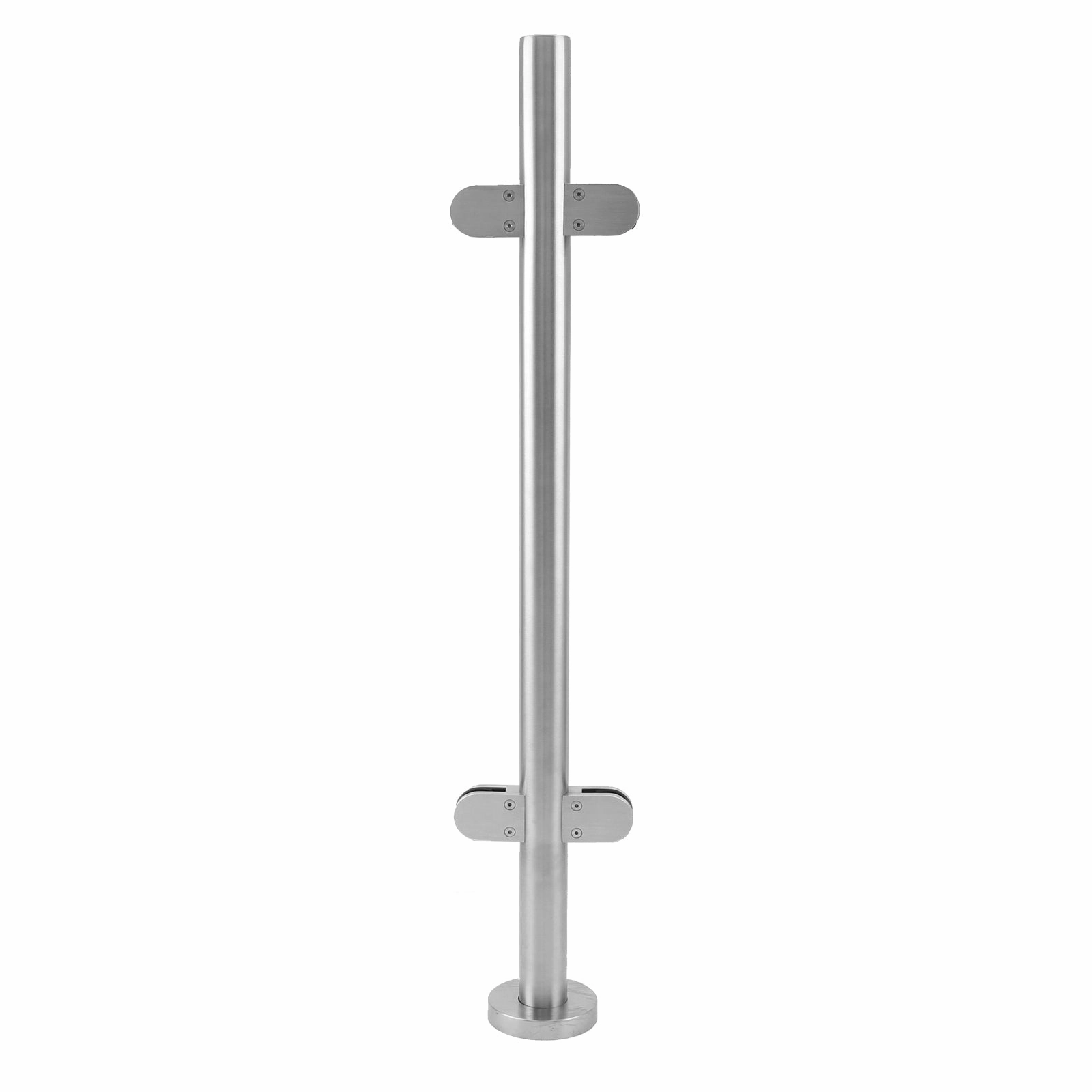 MonsterShop Stainless Steel Balustrade, Mid Post, 110cm H extra large ceramic garden planters