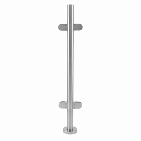 MonsterShop Stainless Steel Balustrade, Mid Post, 110cm H extra large ceramic garden planters
