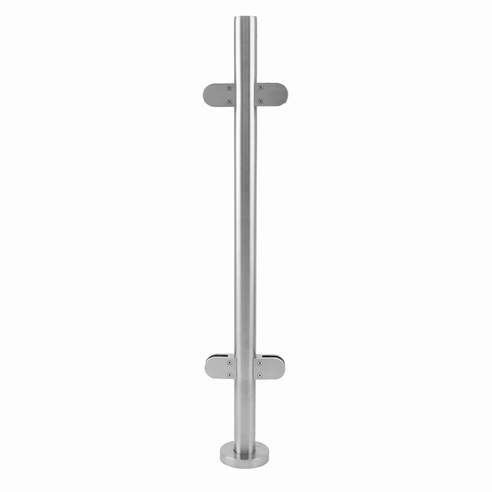 MonsterShop Stainless Steel Balustrade, Mid Post, 110cm H