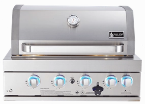 Mont Alpi 32" 400 Built-In Grill MABi400 large capacity charcoal BBQ grills