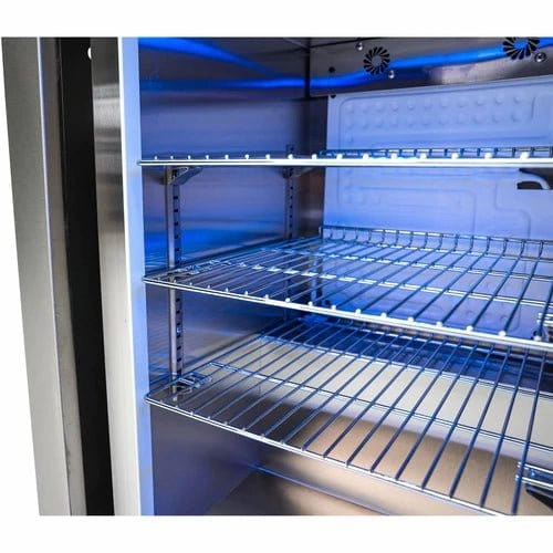 Mont Alpi Stainless Steel Beverage Center W/ 90 Degree Corner & Fridge Cabinet MA-BEV90KEG