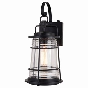 Montauk One Light Outdoor Wall Mount Textured BlackOutdoor wall sconces with motion sensor