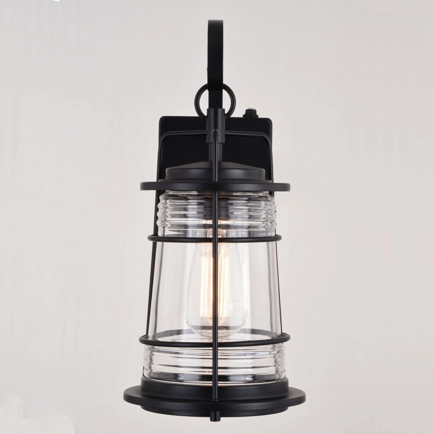 Montauk One Light Outdoor Wall Mount Textured Black