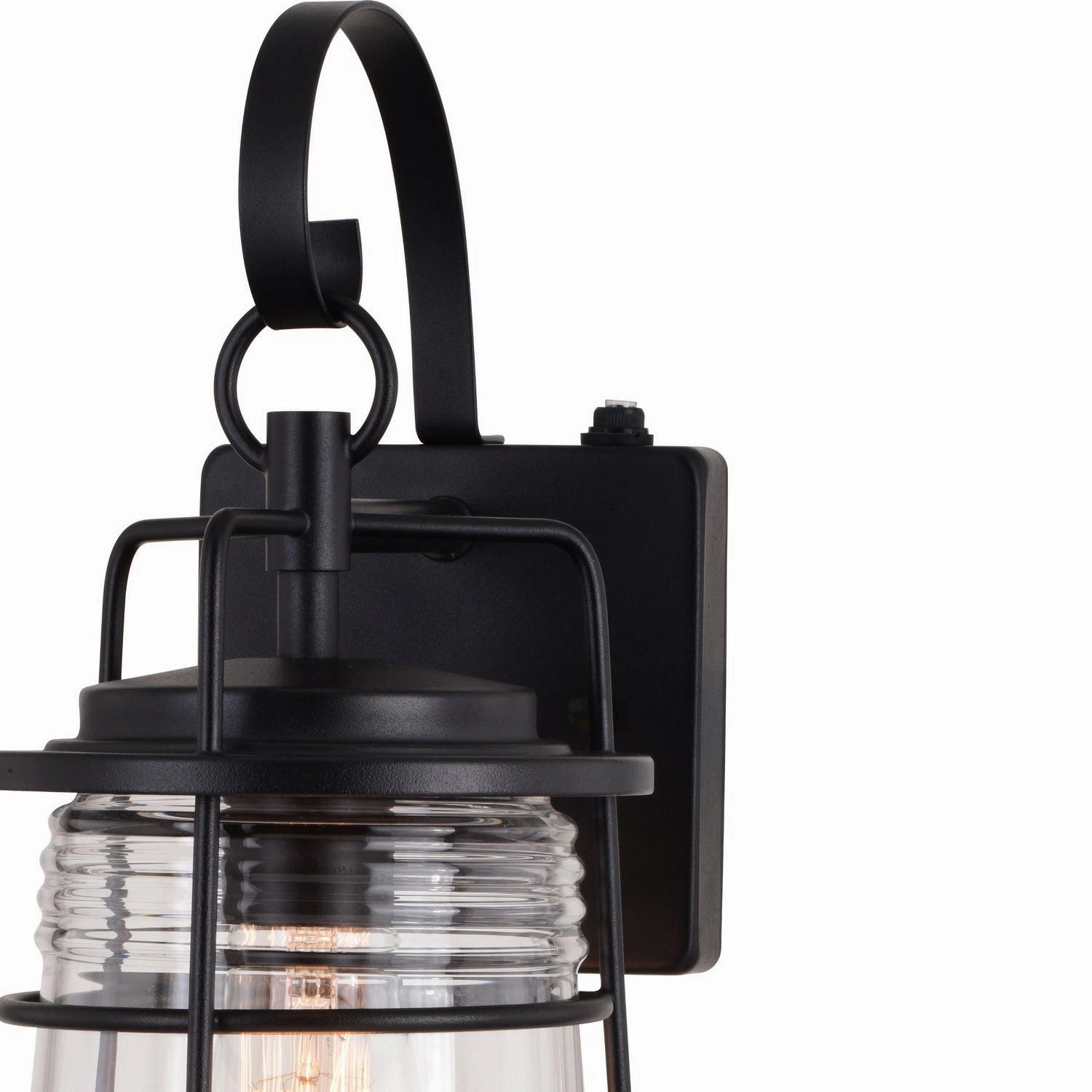 Montauk One Light Outdoor Wall Mount Textured Black