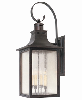 Monte Grande Four Light Outdoor Wall Lantern English BronzeOutdoor wall sconces with motion sensor