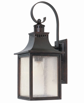 Monte Grande One Light Wall Mount English BronzeOutdoor wall sconces with motion sensor