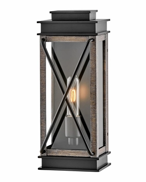 Montecito LED Wall Mount BlackOutdoor wall sconces with motion sensor