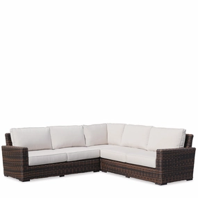 Montecito Wicker Sectional Sofaoutdoor chair for garden and patio