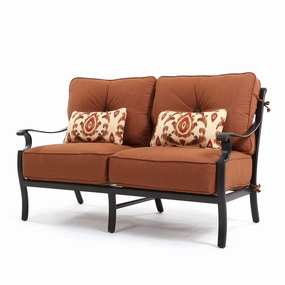 Monterey Loveseatcast aluminum patio dining set