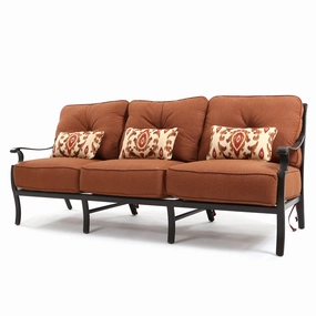 Monterey Sofacast aluminum patio dining set