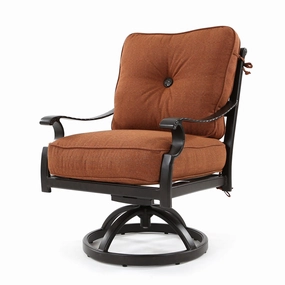 Monterey Swivel Rocker Dining Chairoutdoor dining chair with armrests