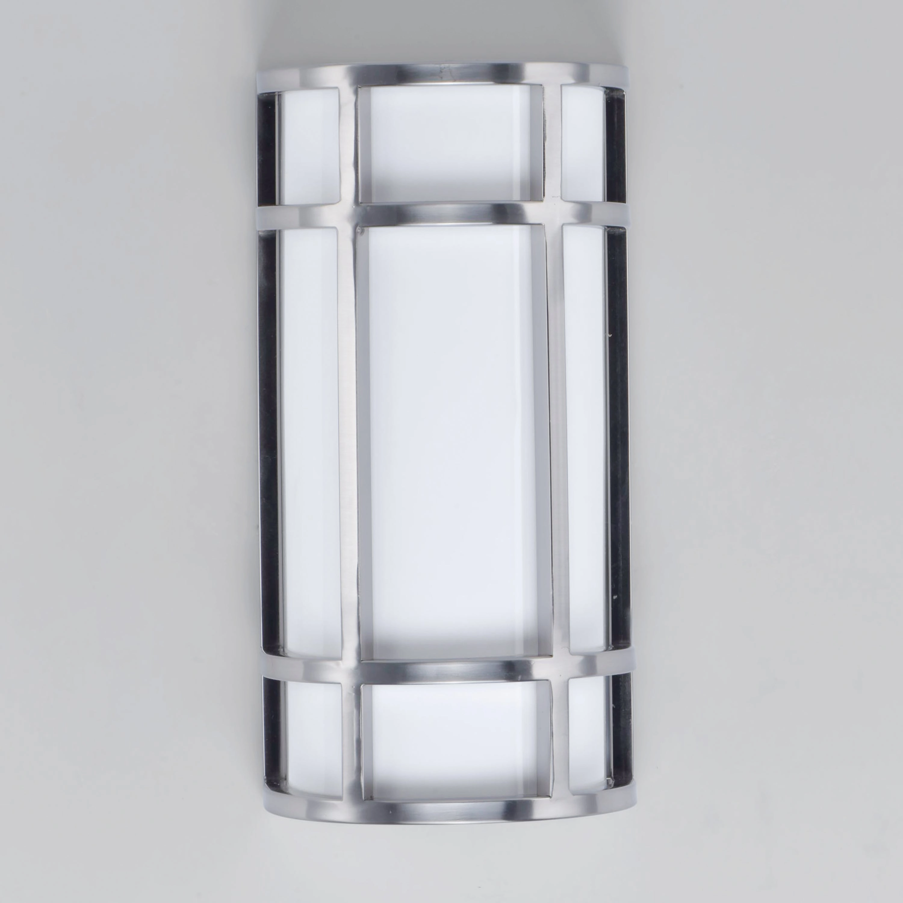 Moon Ray LED Outdoor Wall Sconce Satin Nickel