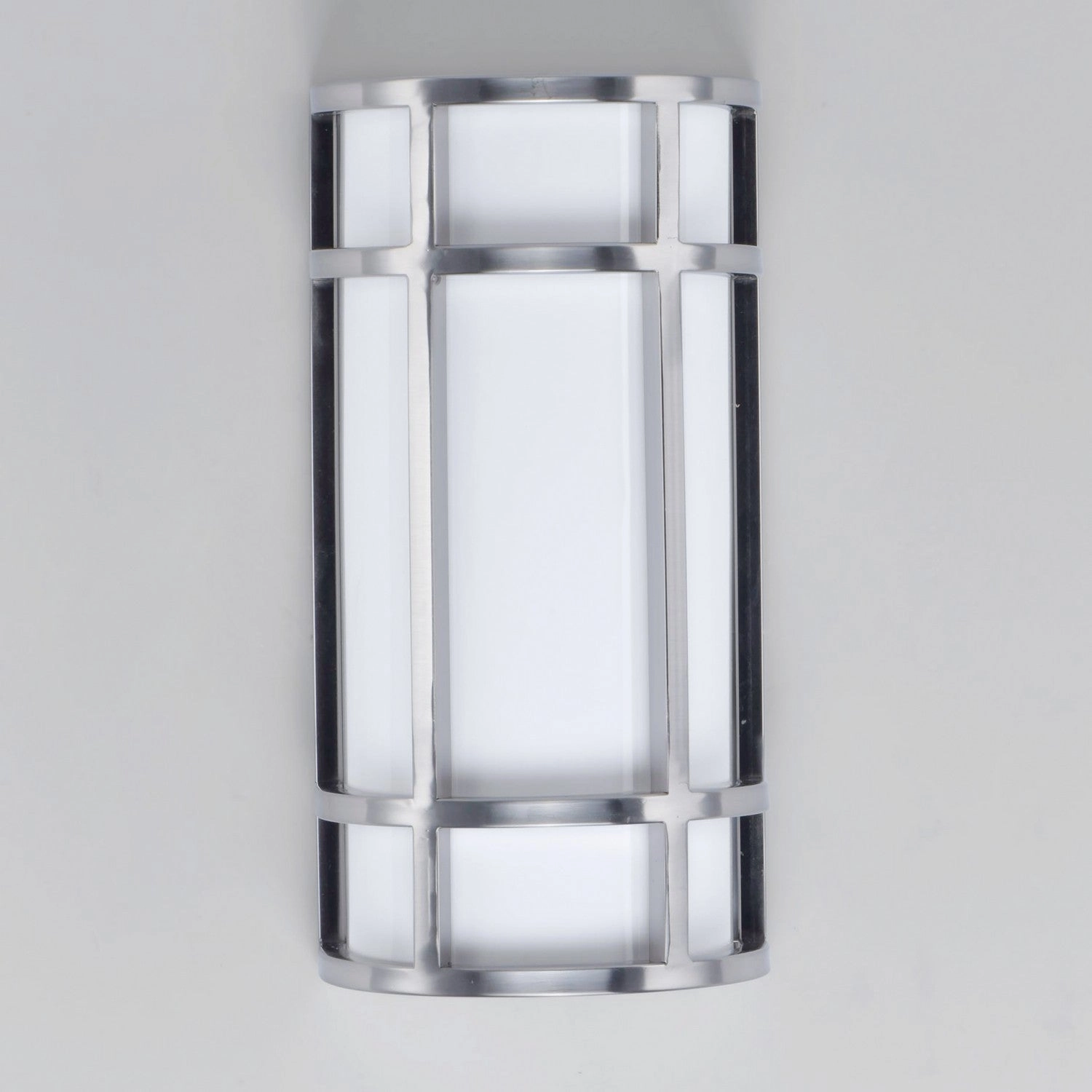 Moon Ray LED Outdoor Wall Sconce Satin Nickel