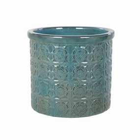 Moroc Pot Turquoise hanging garden planters for small spaces