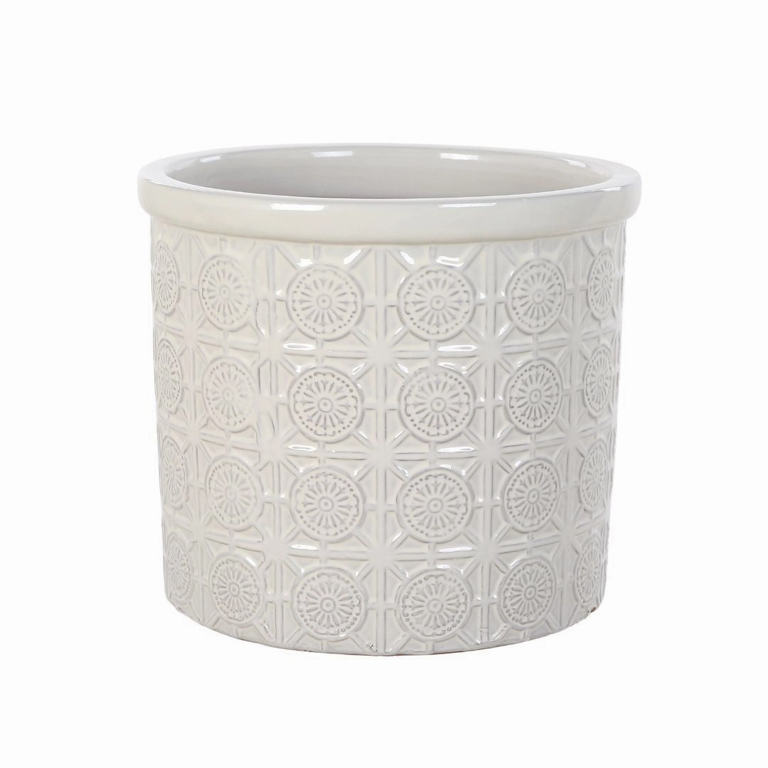 Moroc Pot White hanging garden planters for small spaces