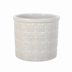 Moroc Pot White hanging garden planters for small spaces