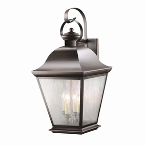 Mount Vernon Four Light Outdoor Wall Mount Olde BronzeOutdoor wall sconces with motion sensor