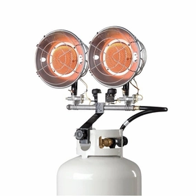 Mr.Heater 30,000 BTU Liquid Propane Double Head Tank Top Heater MH30Tweatherproof outdoor heater