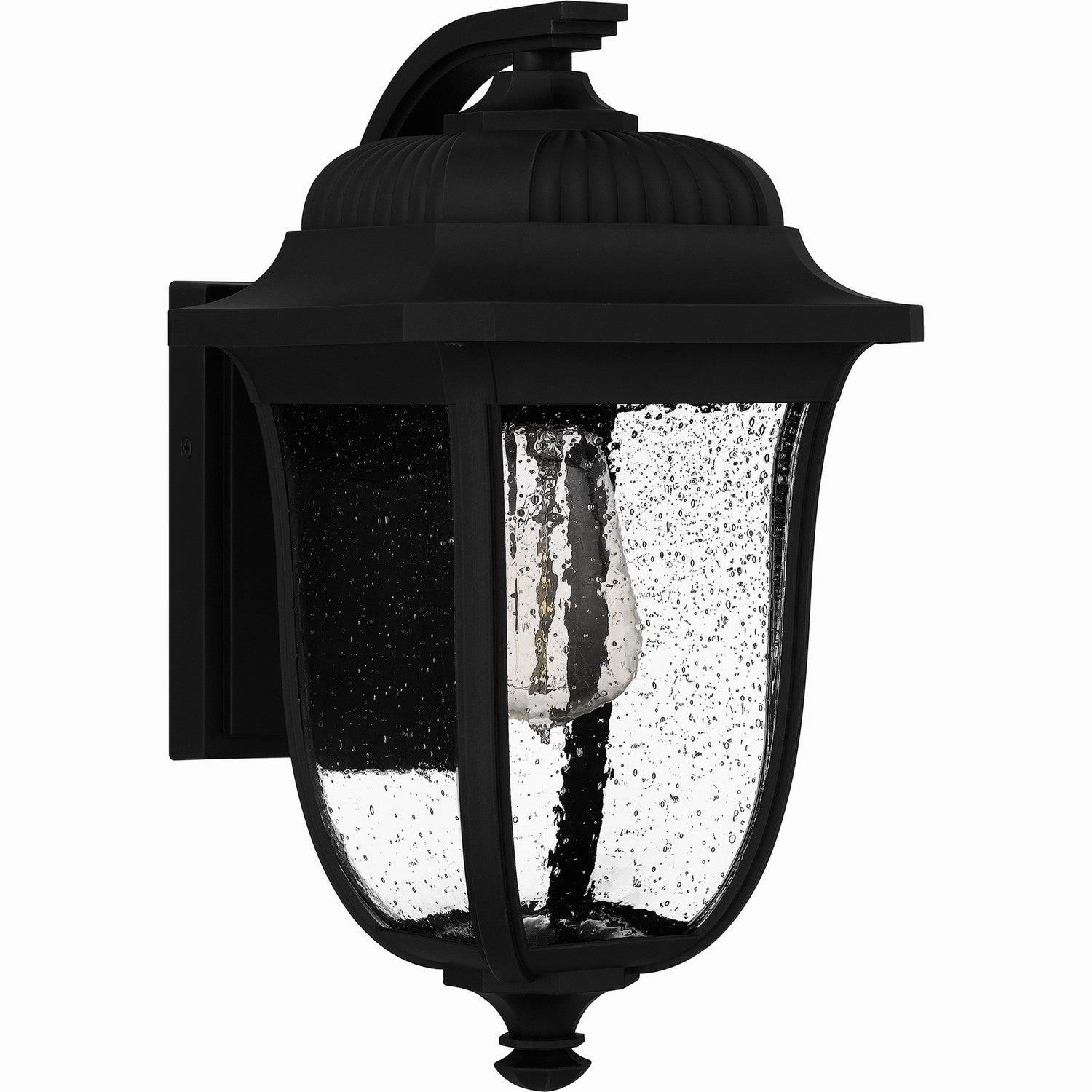 Mulberry One Light Outdoor Wall Mount Matte Black