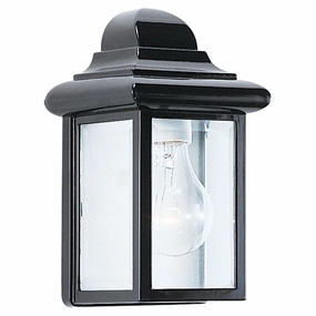 Mullberry Hill One Light Outdoor Wall Lantern BlackOutdoor wall sconces with motion sensor