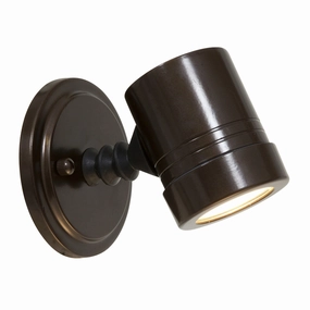 Myra One Light Spotlight BronzeColor changing landscape spotlights