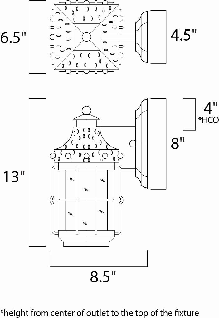Nantucket One Light Outdoor Wall Lantern Country Forge