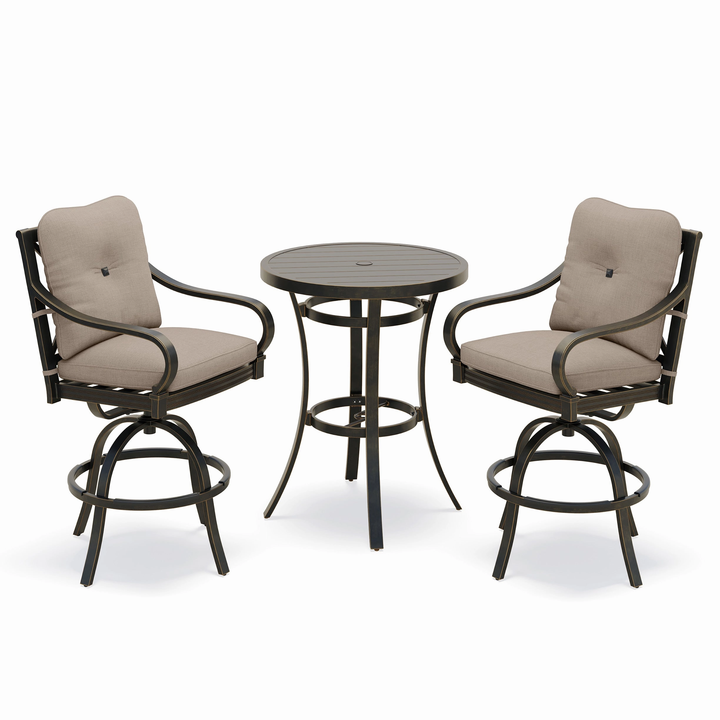 Napili 3 Piece Bar Setaluminum alloy outdoor sofa set