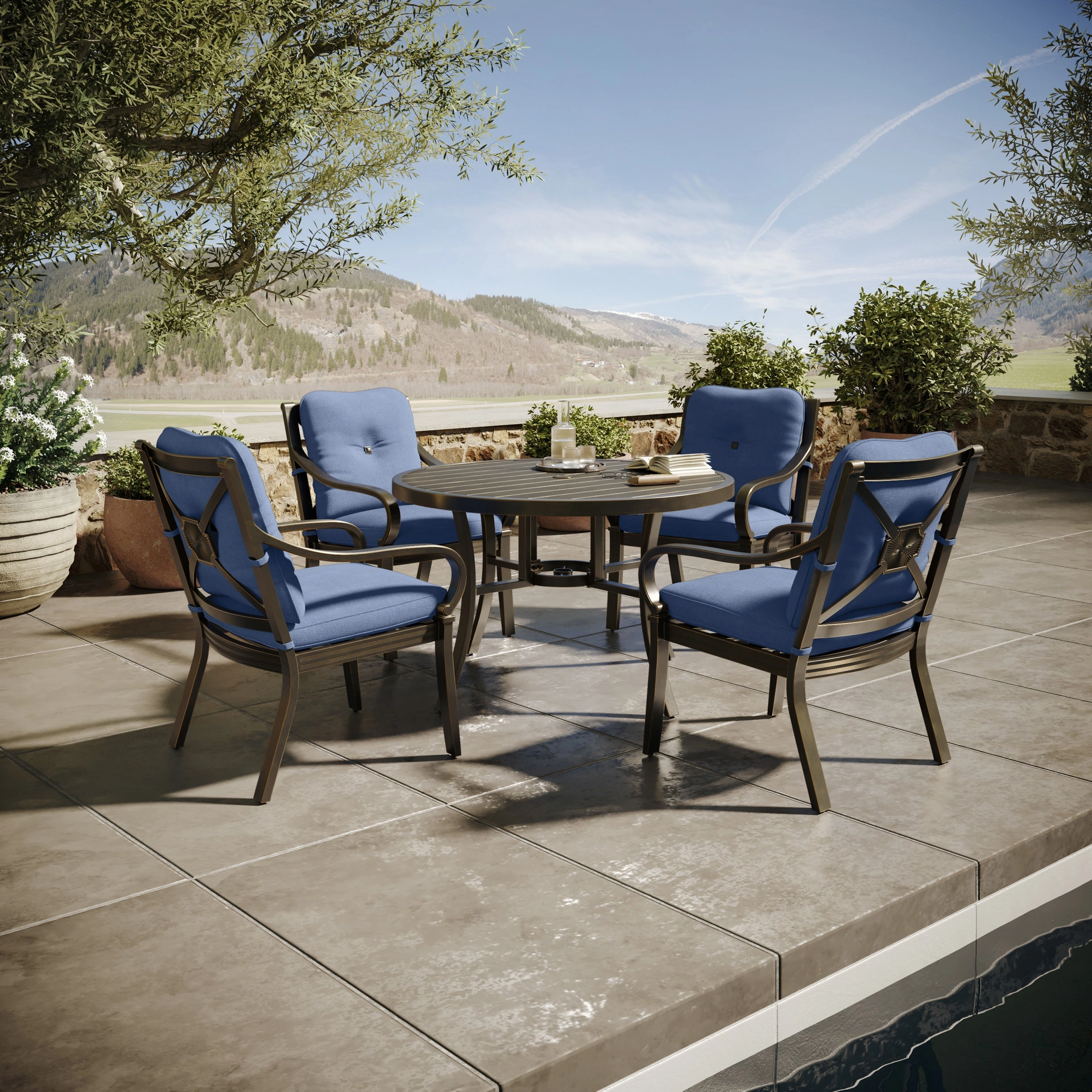 Napili 5 Piece Dining Set w/ 4 Dining Chairs