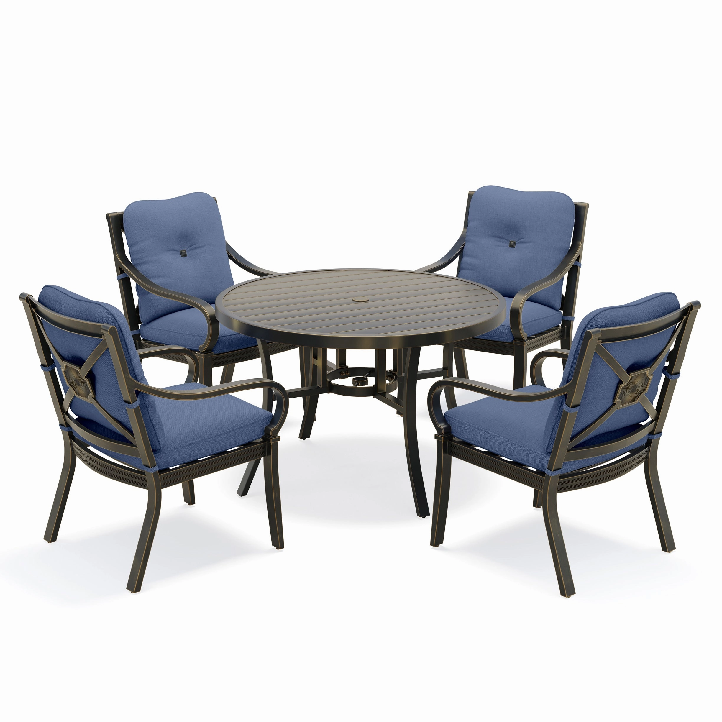Napili 5 Piece Dining Set w/ 4 Dining Chairs