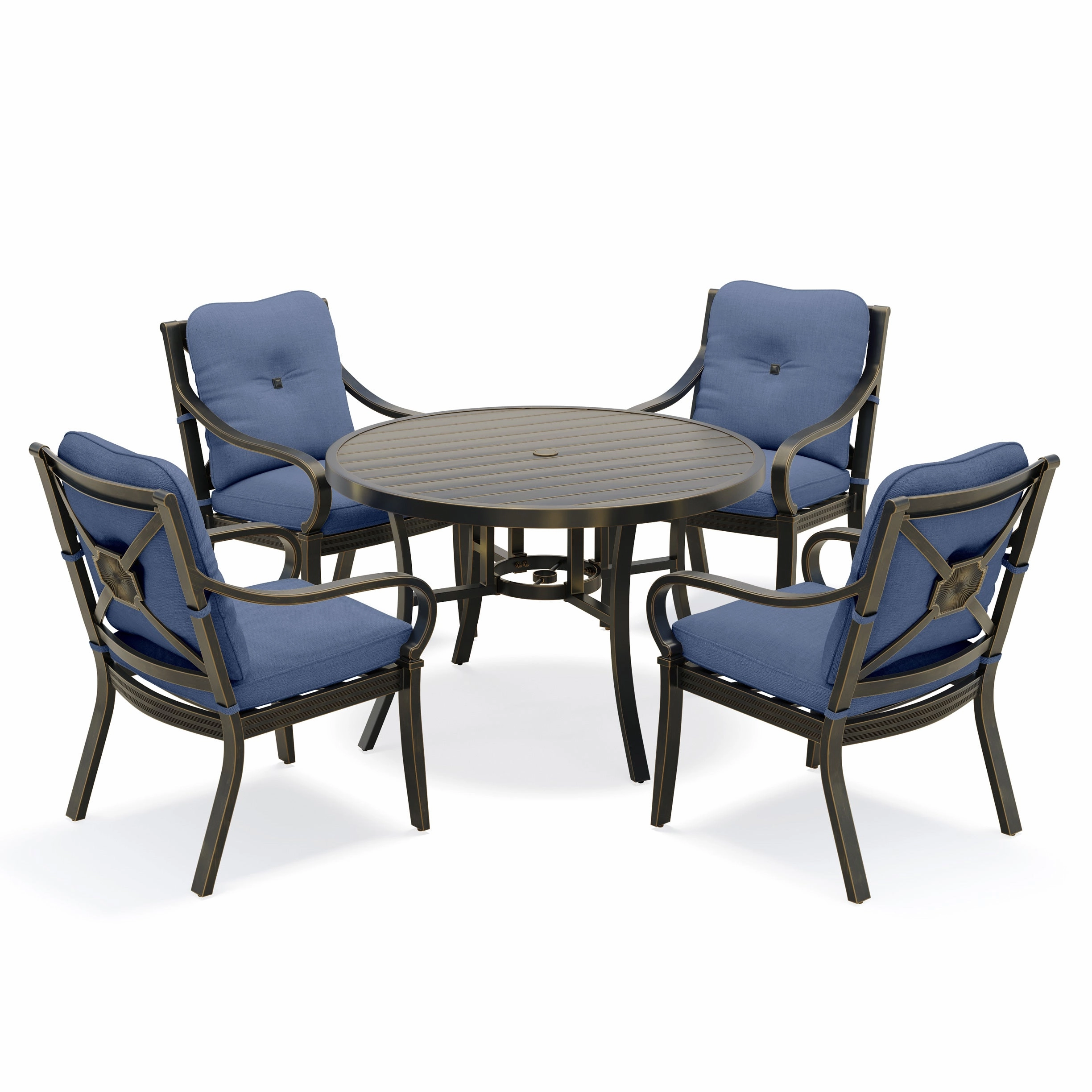 Napili 5 Piece Dining Set w/ 4 Dining Chairs