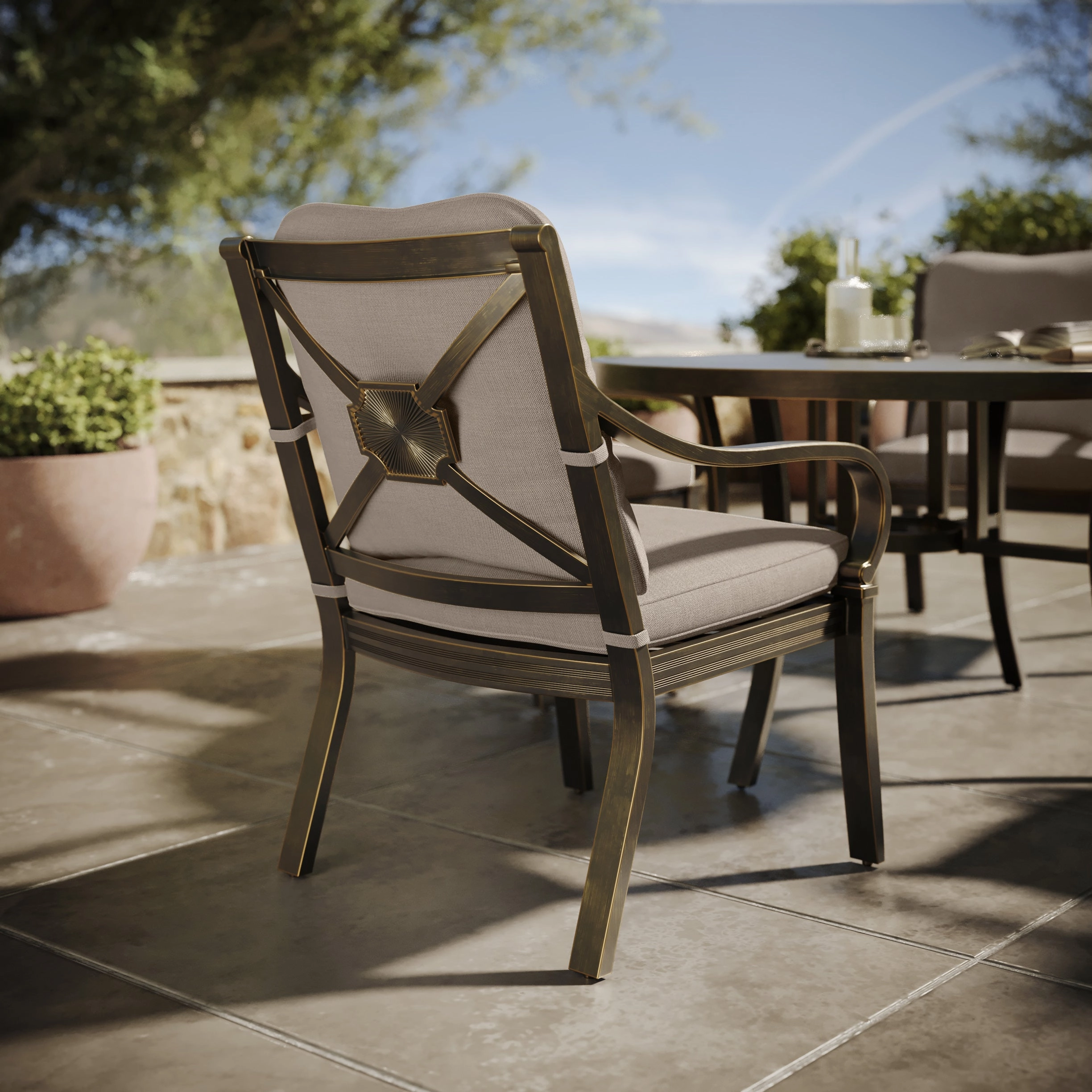 Napili 7 Piece Dining Set - 6 Dining Chairs 60" Round Table