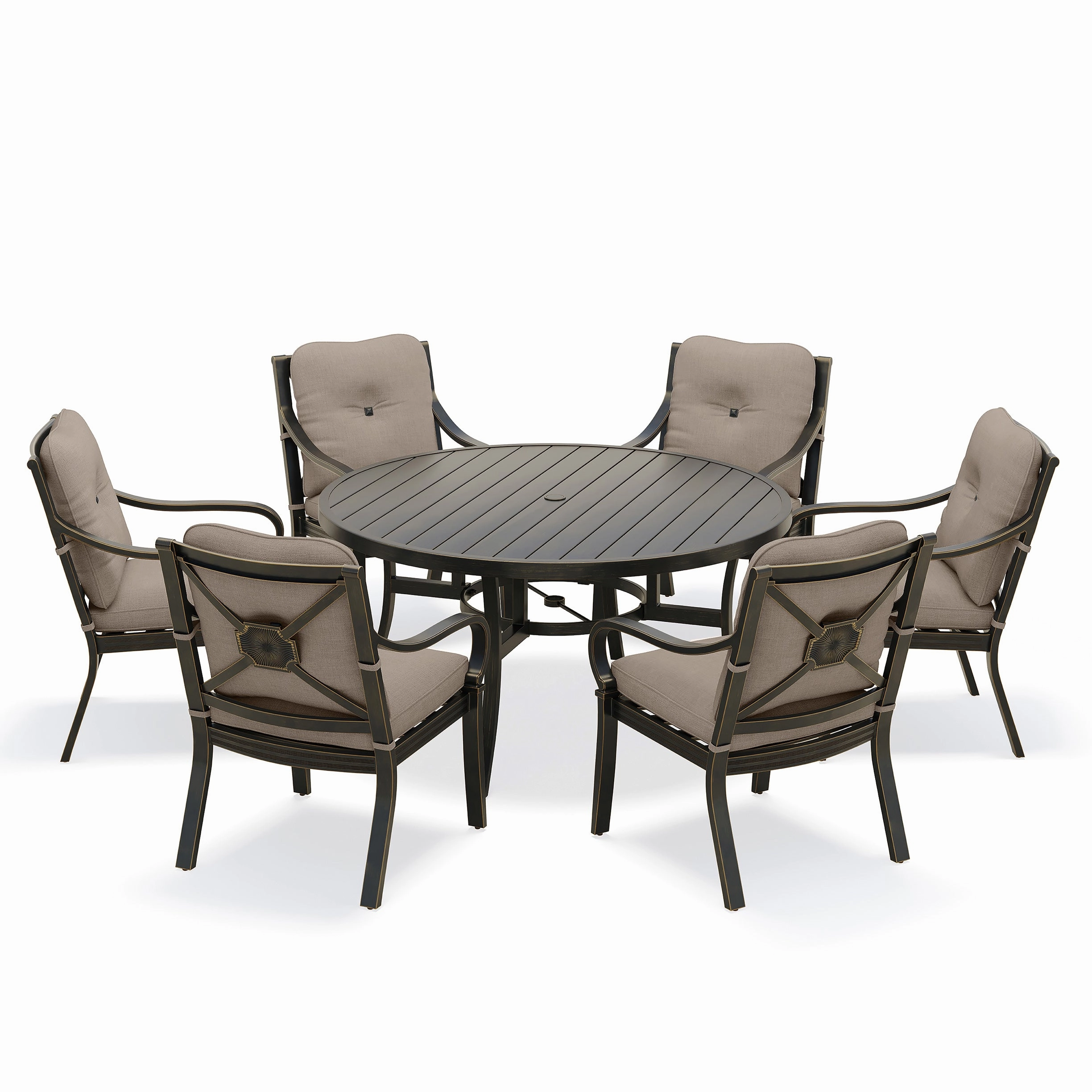 Click Outdoor Dining Chair w/ Armrestsoutdoor patio dining furniture set