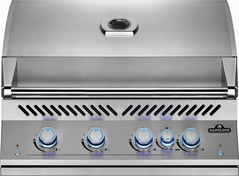 Napoleon 700 Series 32 RB with Infrared Rear Burner Stainless Steel Built-In Gas Grill BIG32RB large capacity charcoal BBQ grills