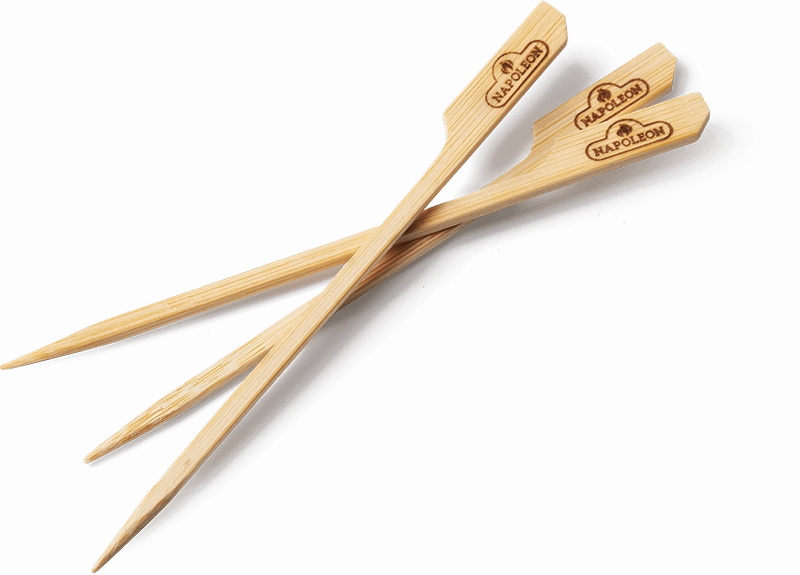 Napoleon Bamboo 6-inch Skewers 70116Stainless steel BBQ tool set
