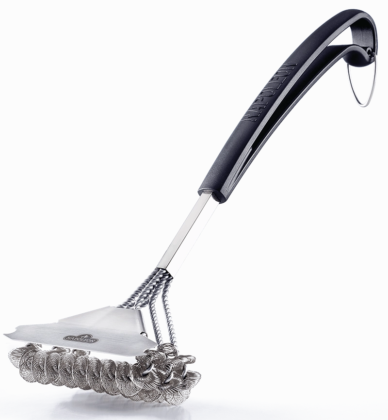 Napoleon Bristle-Free Triple Row Grill Brush with Rolled Stainless Steel 62059Stainless steel BBQ tool set