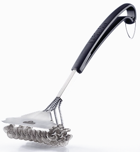 Napoleon Bristle-Free Triple Row Grill Brush with Rolled Stainless Steel 62059Stainless steel BBQ tool set
