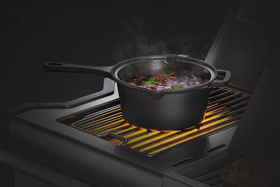 Napoleon Cast Iron Sauce Pan with Lid 56051