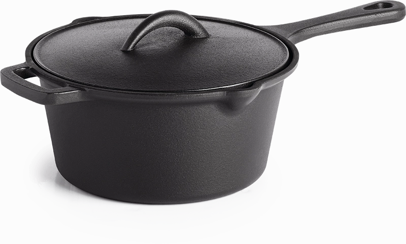 Napoleon Cast Iron Sauce Pan with Lid 56051Stainless steel BBQ tool set