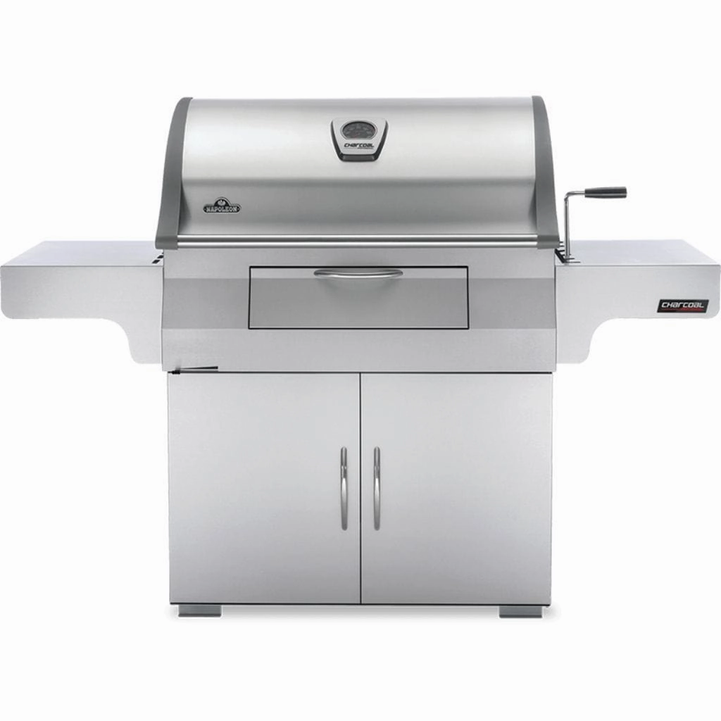 Napoleon Charcoal Professional Freestanding Grill PRO605CSS large capacity charcoal BBQ grills