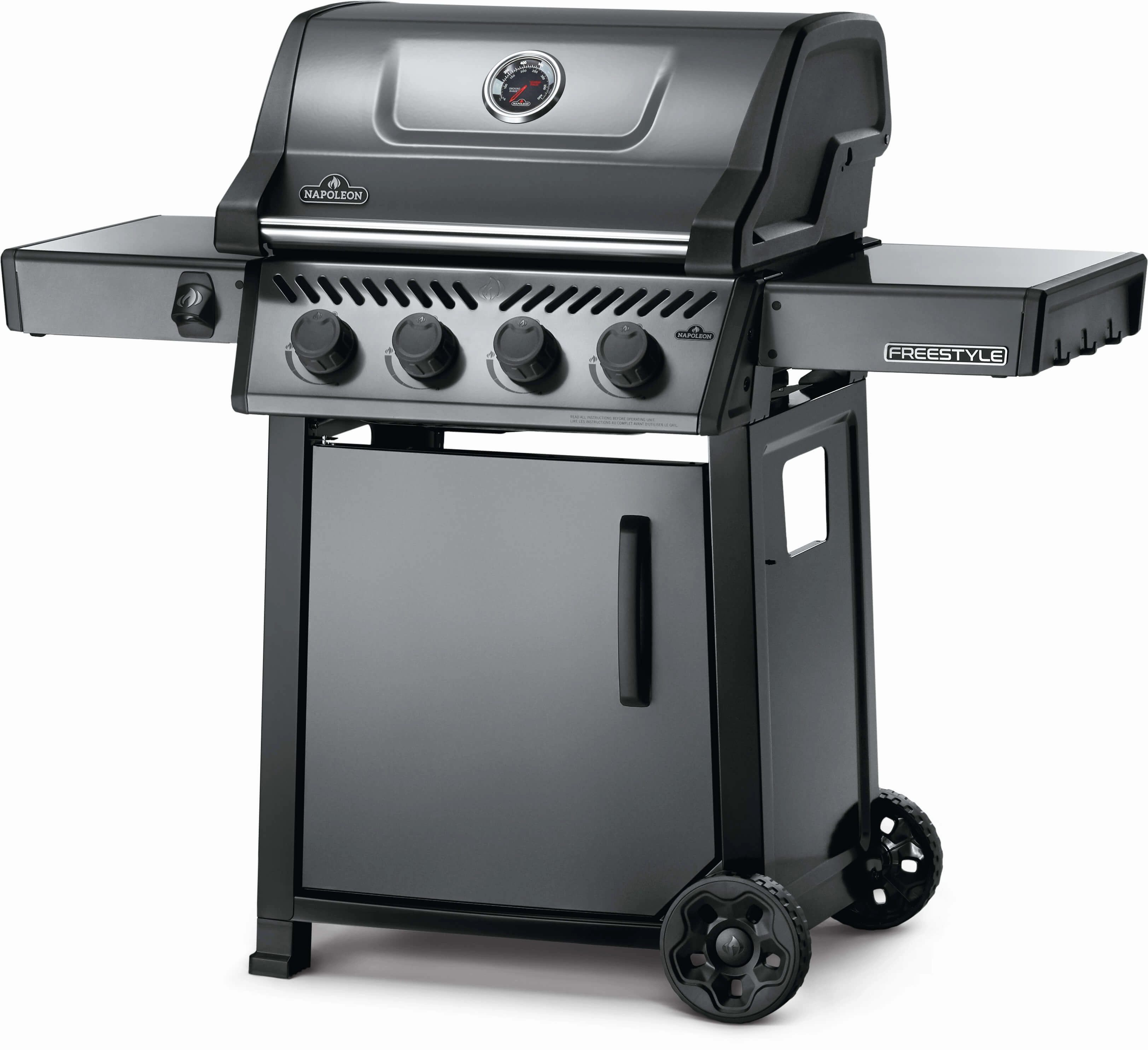 Napoleon Freestyle 425 Propane Gas Grill, Graphite Grey - F425DPGT outdoor griddle for camping trips
