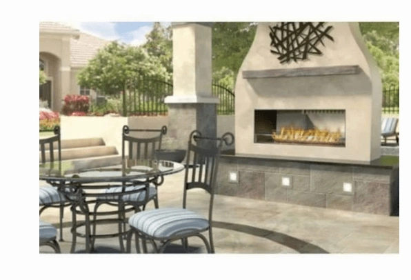 Napoleon Galaxy 48 See Through Outdoor Gas Fireplace GSS48STE
