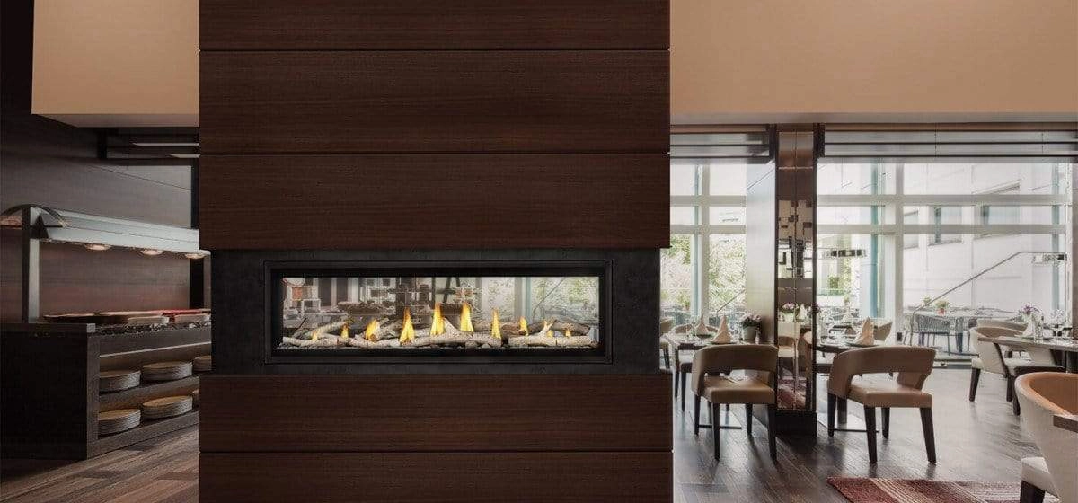 Napoleon Luxuria 74 See-Through Direct Vent Gas Fireplace LVX74