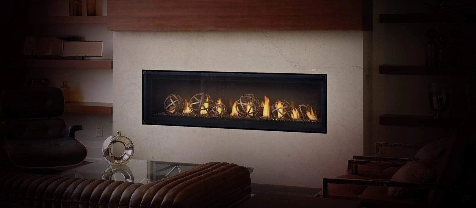 Napoleon Luxuria 74 See-Through Direct Vent Gas Fireplace LVX74