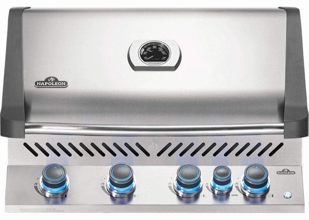 Napoleon Prestige 500 RB Built-In Gas Grill with Infrared Rear Burner BIP500RB