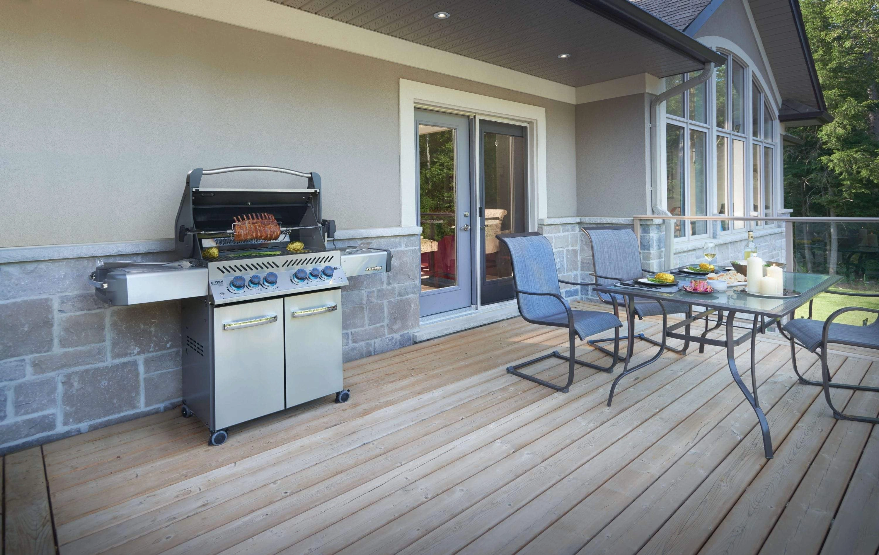 Napoleon Prestige 500 RSIB Black Natural Gas Grill w/ Infrared Side & Rear Burners P500RSIBNK-3
