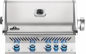 Napoleon Prestige PRO 500 RB Built-In Natural Gas Grill w/ Infrared Rear Burner BIPRO500RBNSS-3 professional outdoor BBQ grill set