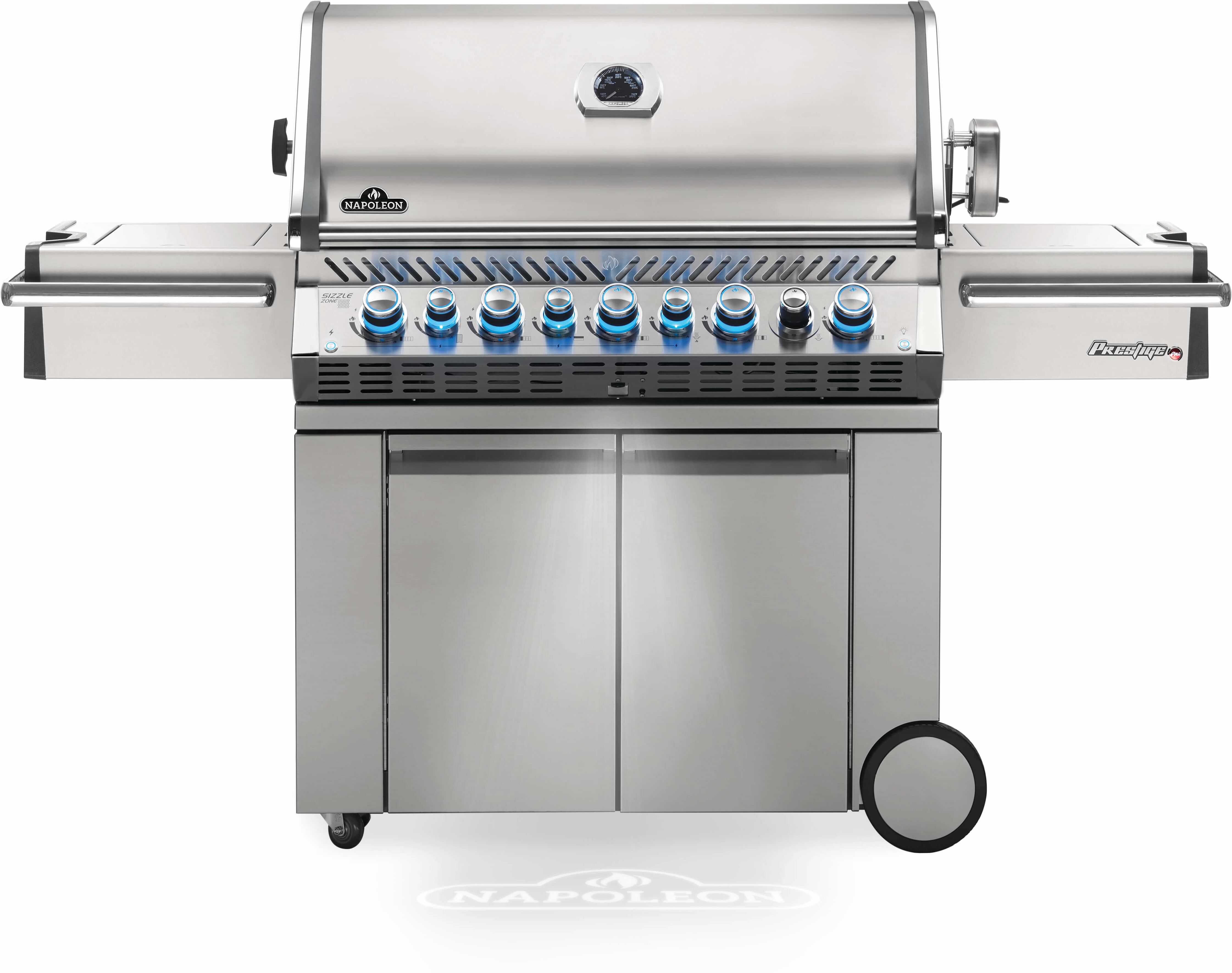 Napoleon Prestige PRO 665 RSIB Natural Gas Grill w/ Infrared Rear & Side Burners PRO665RSIBNSS-3 professional outdoor BBQ grill set