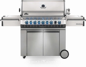 Napoleon Prestige PRO 665 RSIB Natural Gas Grill w/ Infrared Rear & Side Burners PRO665RSIBNSS-3 professional outdoor BBQ grill set