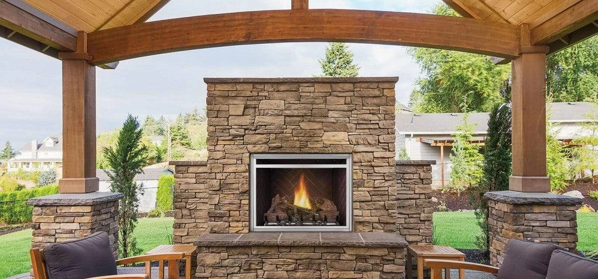 Napoleon Riverside 36 Clean Face Outdoor Fireplace GSS36