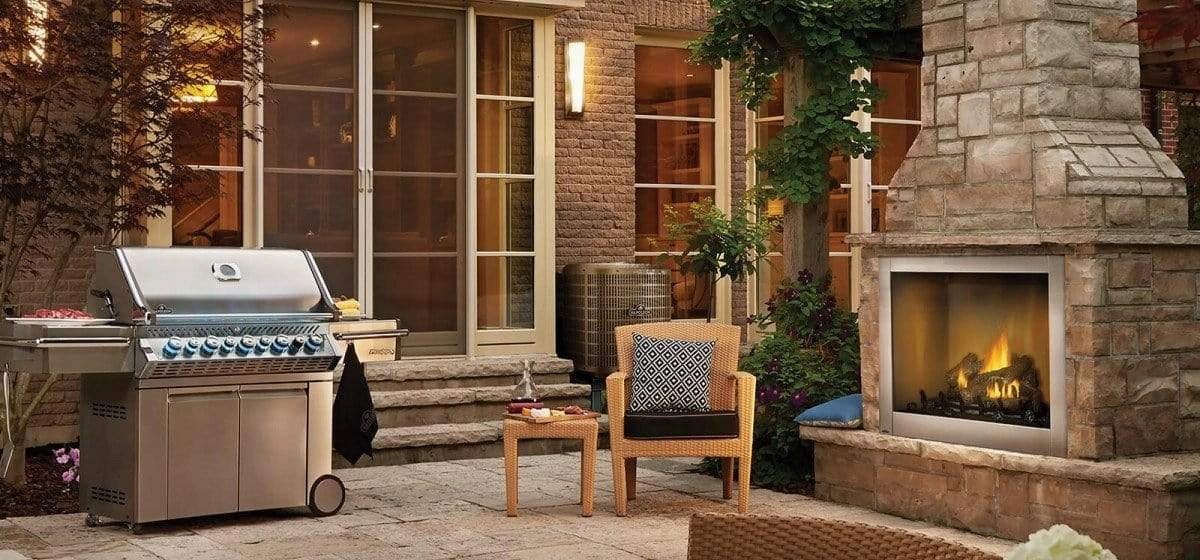 Napoleon Riverside 42 Clean Face Outdoor Gas Fireplace GSS42
